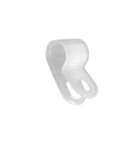 P-clip beugel, 6.3mm, clipdikte 1.3mm, naturel, zak 100st, Maunt