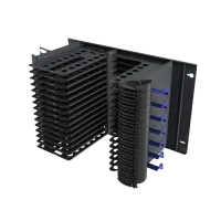 LISA chassis, 7HE, links, zwart
