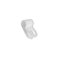P-clip beugel, 4.8mm, clipdikte 1.3mm, naturel, zak 100st, Maunt