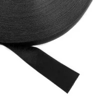 Klittenband BTB, 19.05mm, zwart, rol 22.9m, Velcro