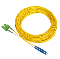 Patchkabel duplex SM, SC/APC-LC/PC, 1.8mm, 25m