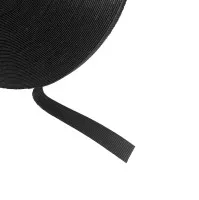 Klittenband BTB, 12.7mm, zwart, rol 22.9m, Velcro